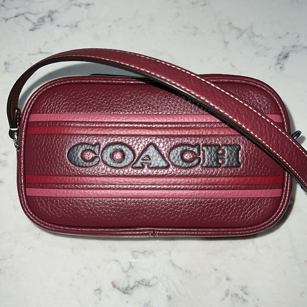 Coach Jamie Wristlet with Coach Stripe